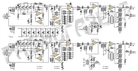 Схема винил-корректора.