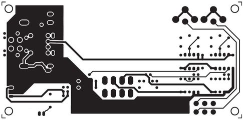 Печатная плата усилителя