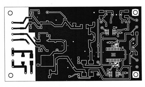 Печатная плата усилителя для наушников