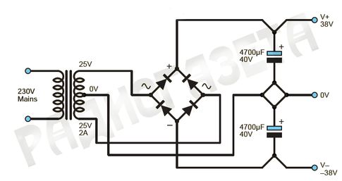 Двухполярный блок питания